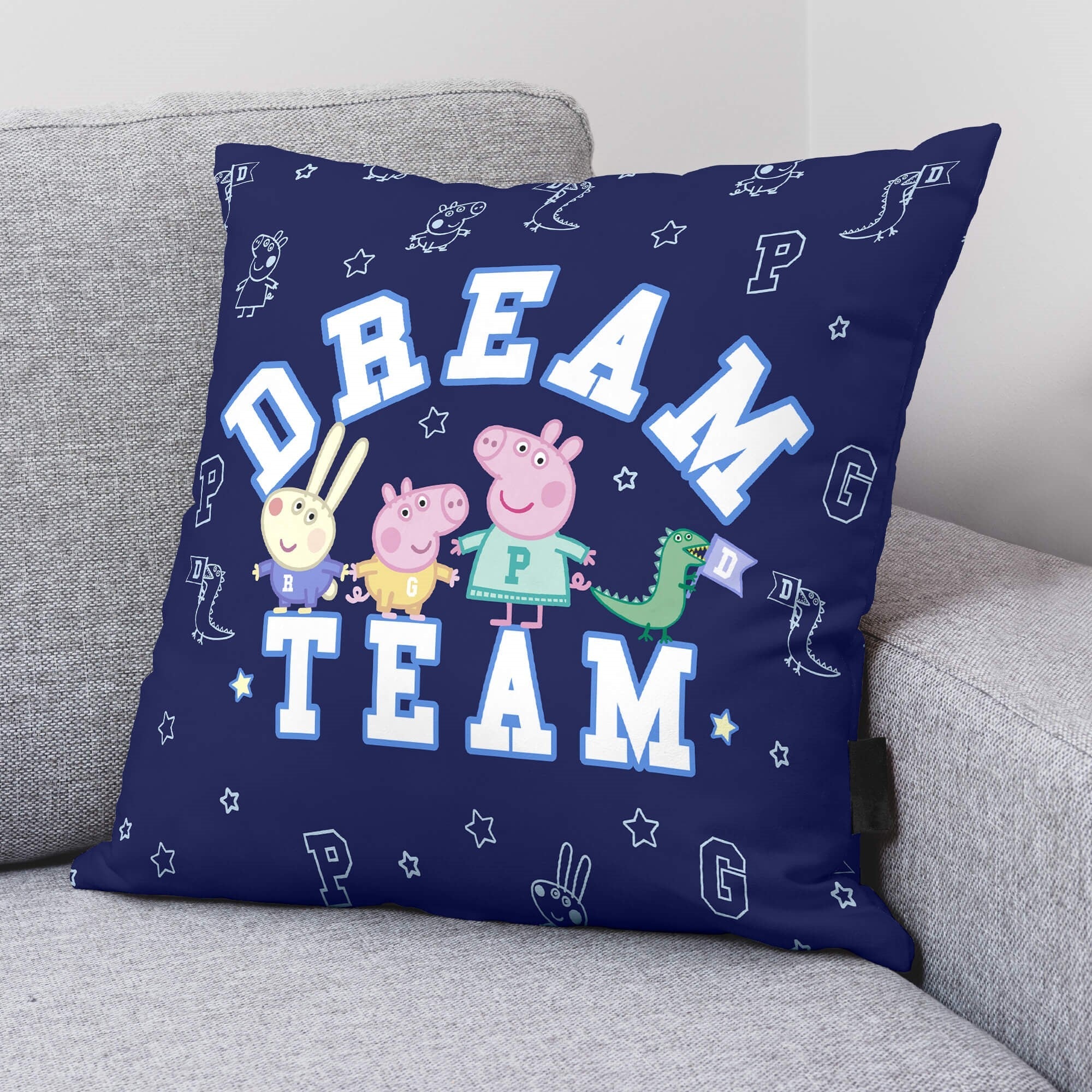 100% cotton cushion cover 45x45cm Dream Team A