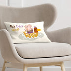 100% cotton cushion cover 30x50cm No bad days C