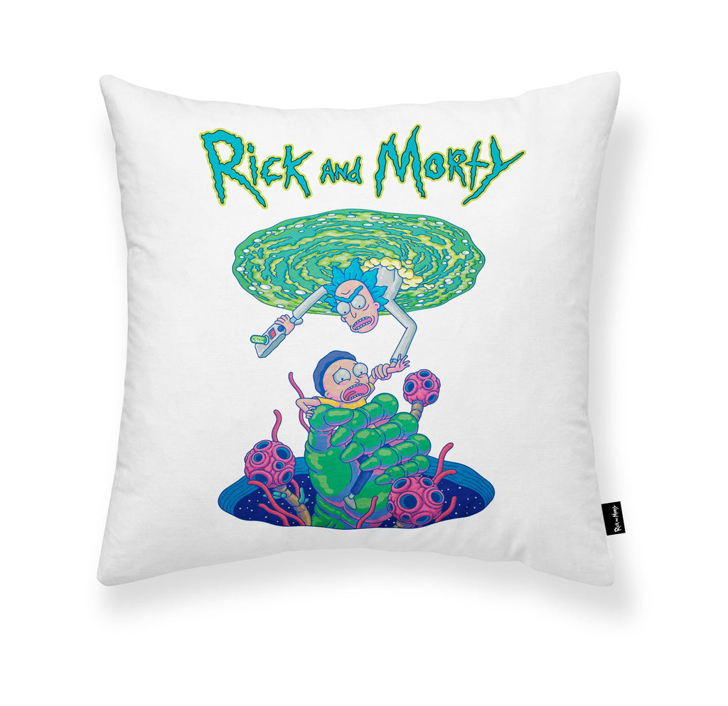 Funda de cojín 100% Algodón 45x45 cm Rick and Morty A