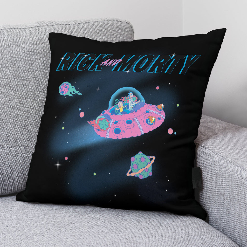Housse de coussin 100% Coton 45x45 cm Rick et Morty B