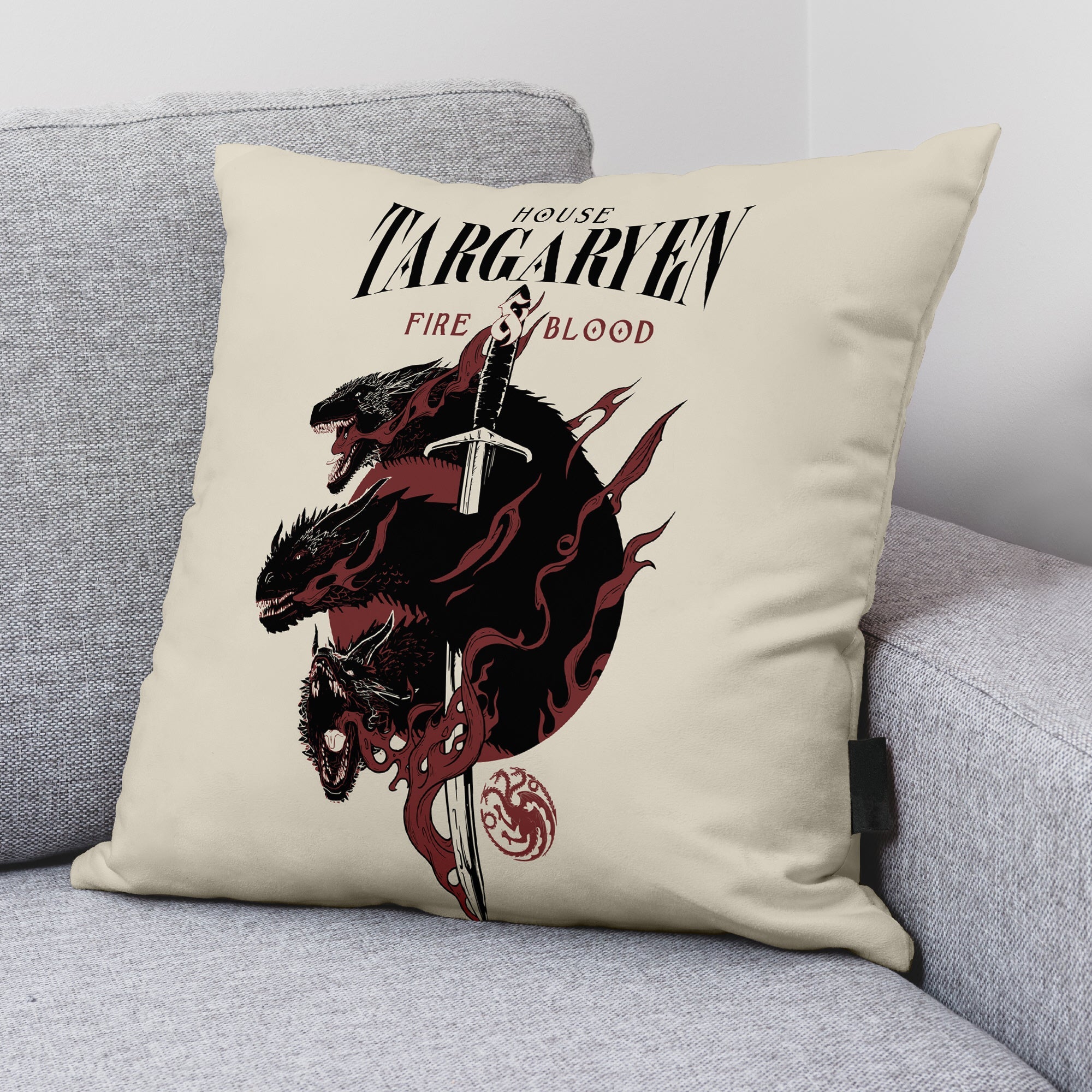 Funda de cojín 100% Algodón 45x45 cm Targaryen A