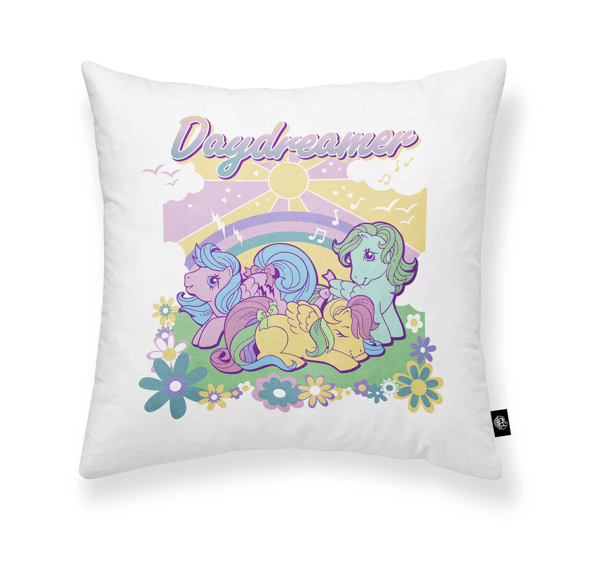 Housse de coussin 100% Coton 45x45 cm Mon Petit Poney B