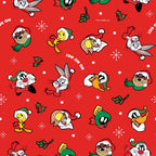 Looney Tunes Christmas stain-resistant tablecloth 01