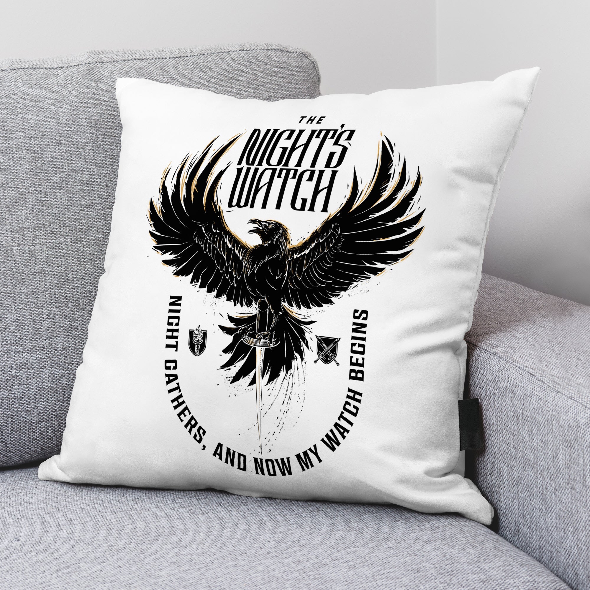 Housse de coussin 100% Coton 45x45 cm Night King B