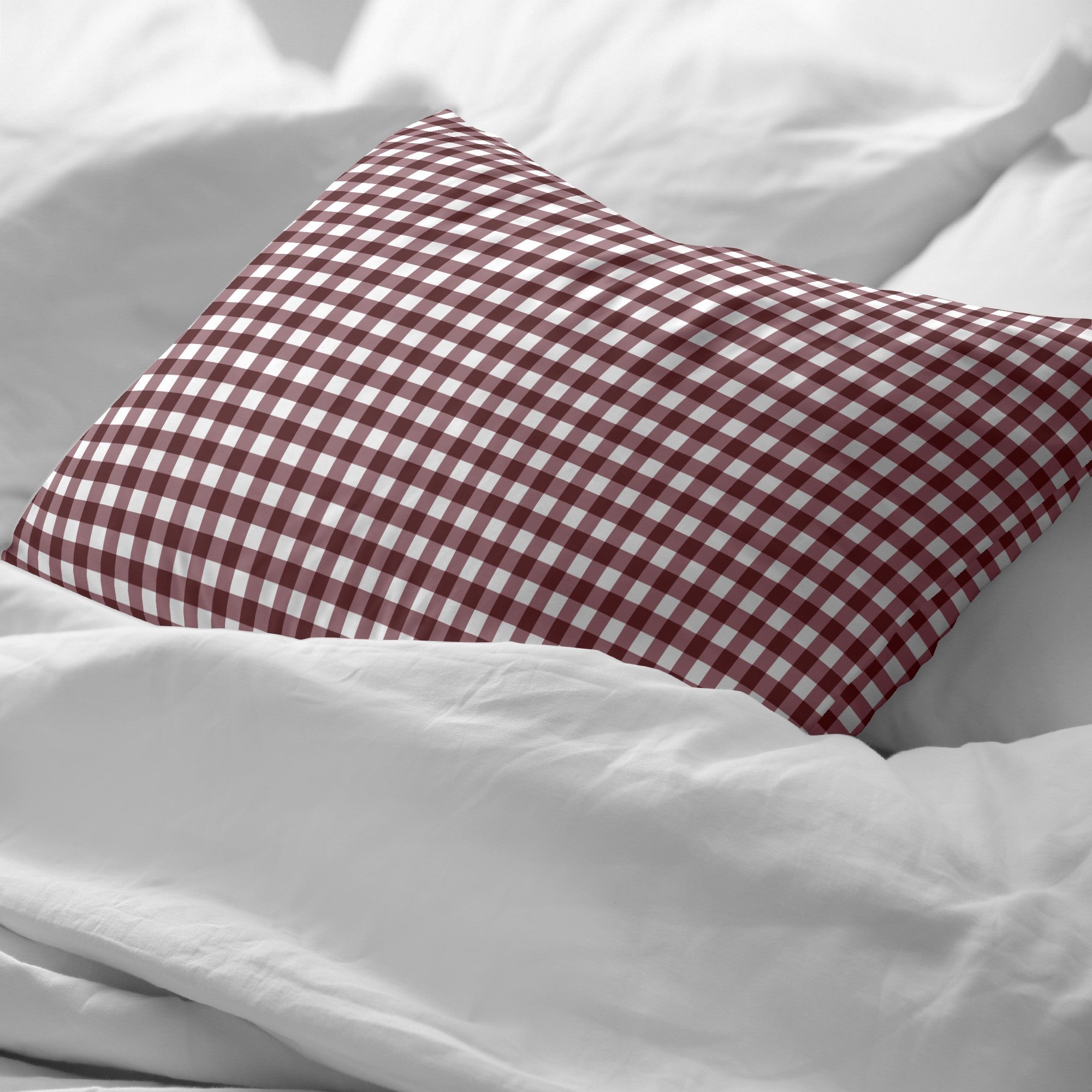 Funda de almohada 100% algodón Xmas Vichy