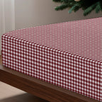 Juego de sábanas Xmas Vichy 100% algodón