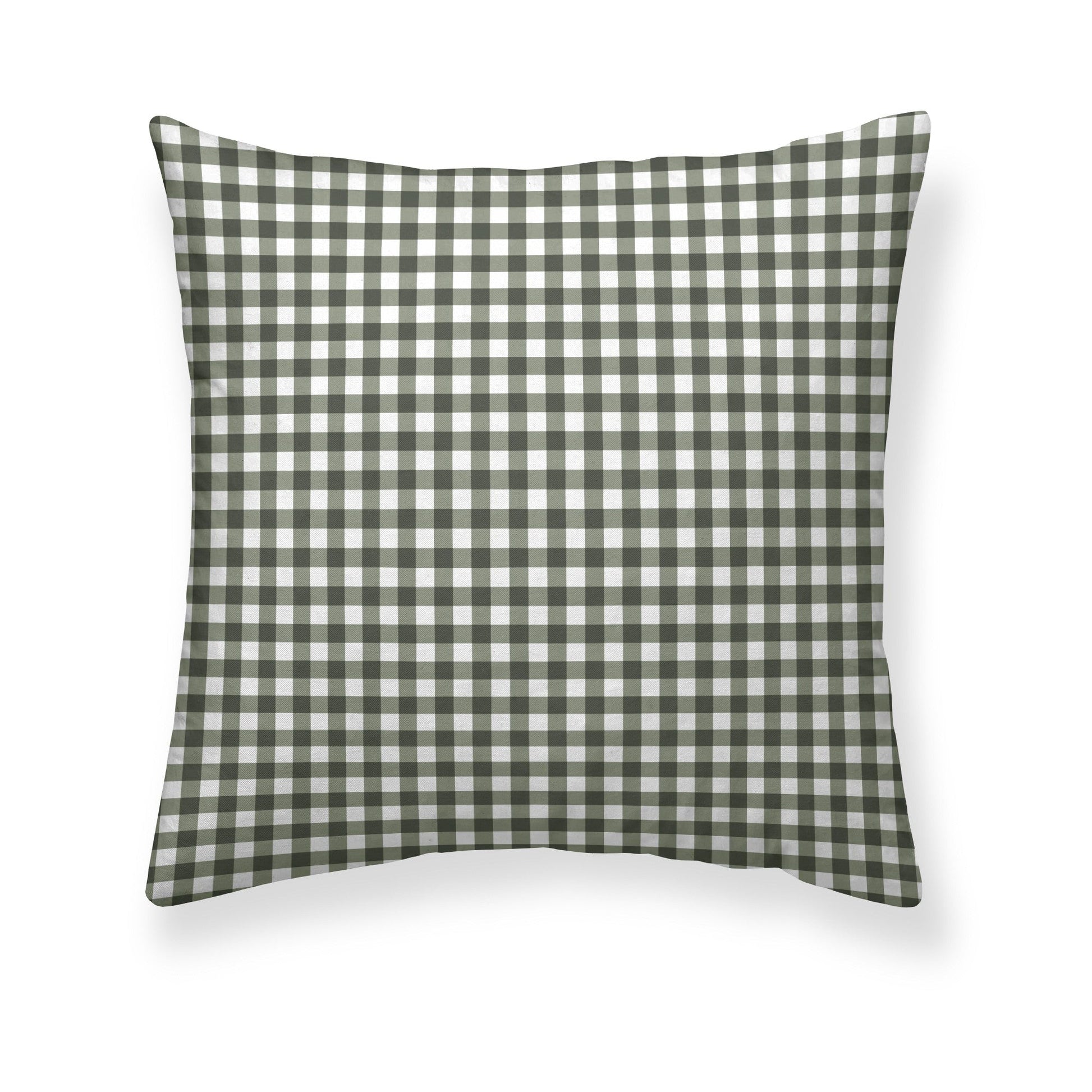 Funda de almohada 100% algodón Xmas Vichy Verde