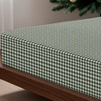 Bajera Xmas Vichy Verde 100% algodón