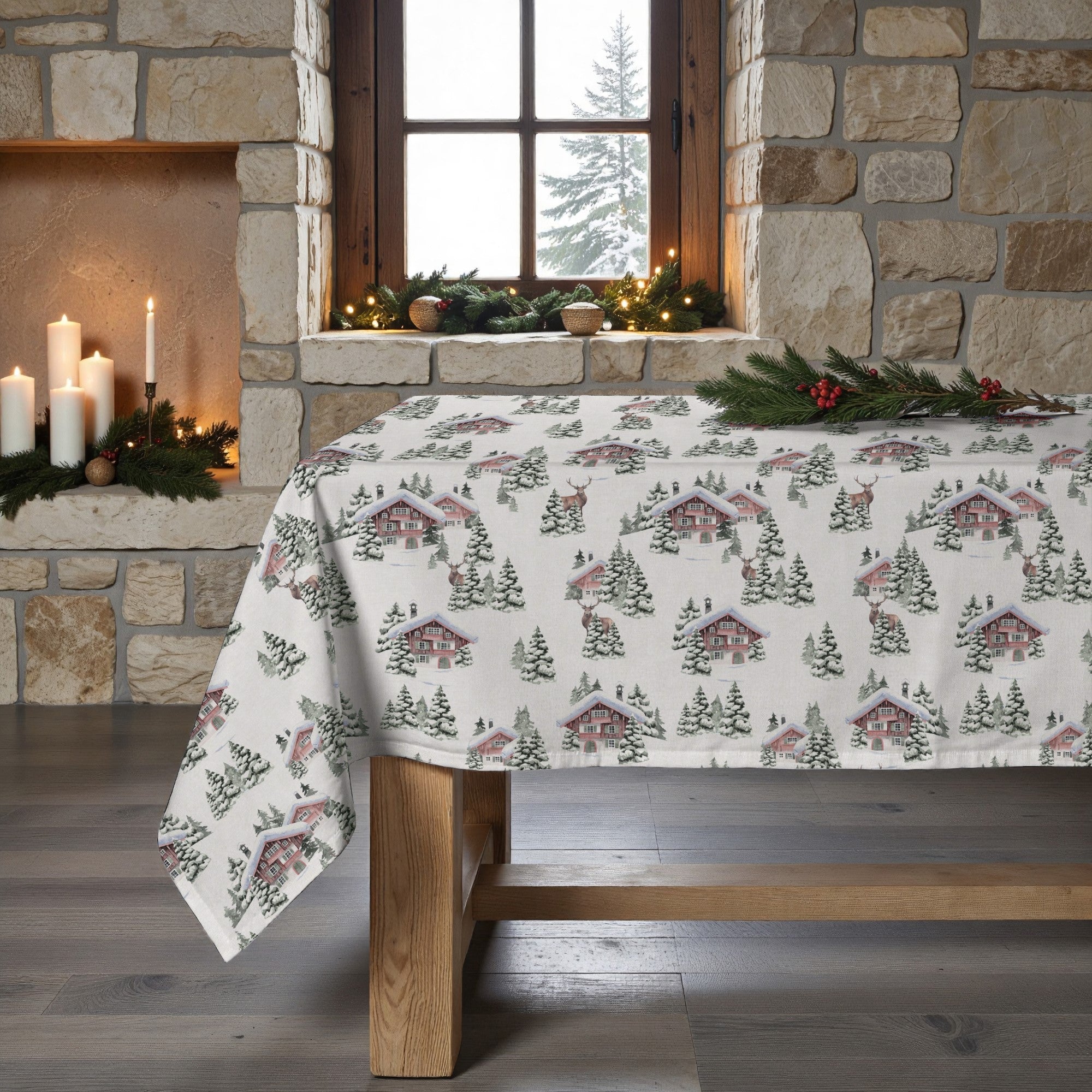 BL Christmas 21 stain-resistant tablecloth