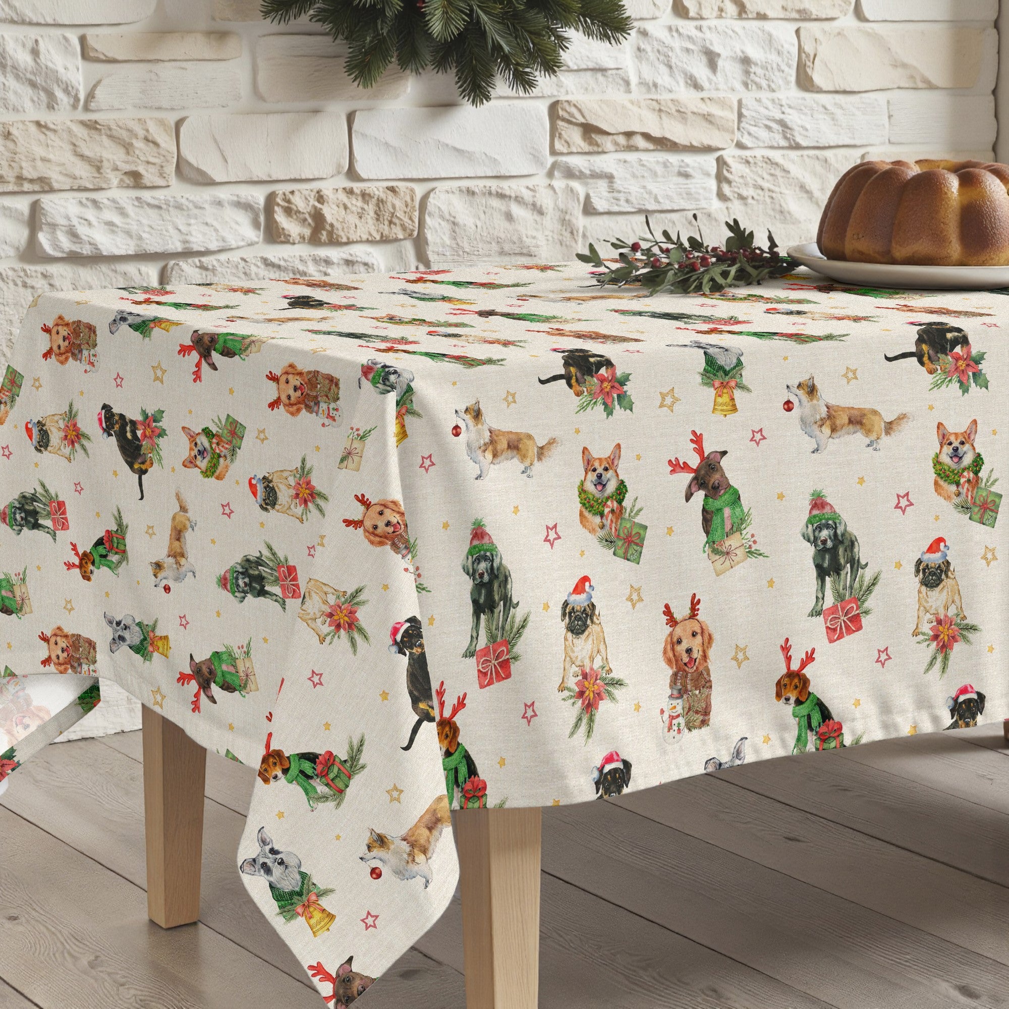 BL Christmas 31 stain-resistant tablecloth
