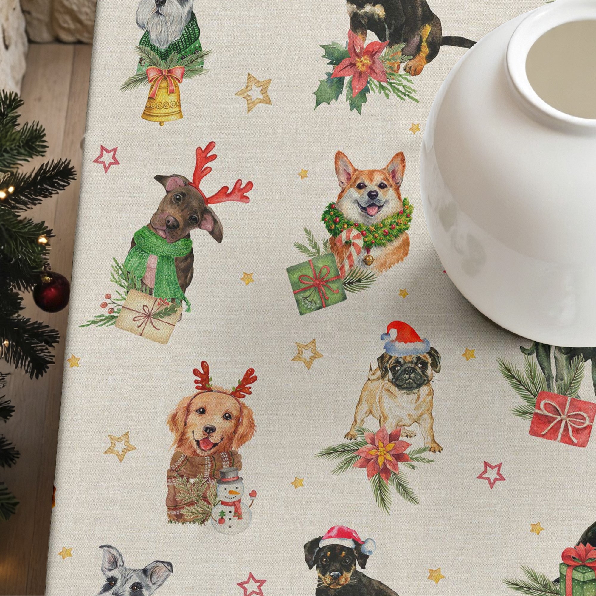 BL Christmas 31 stain-resistant tablecloth