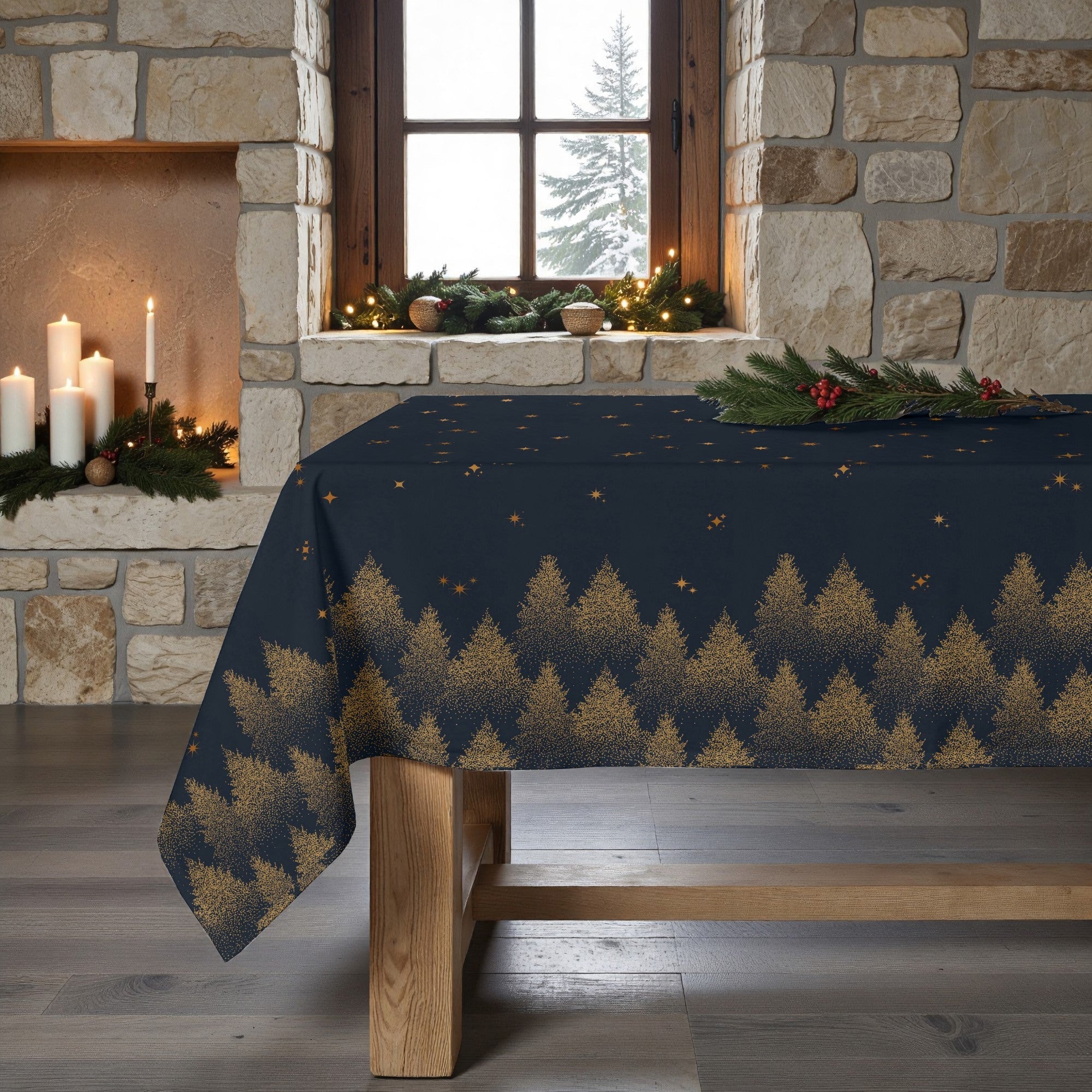 Mantel antimanchas Blue stalit sky 1225