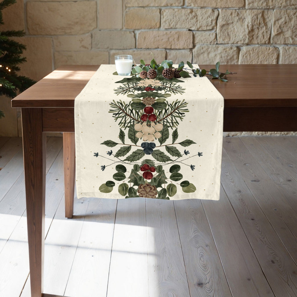 Camino de mesa Christmas Muérdago