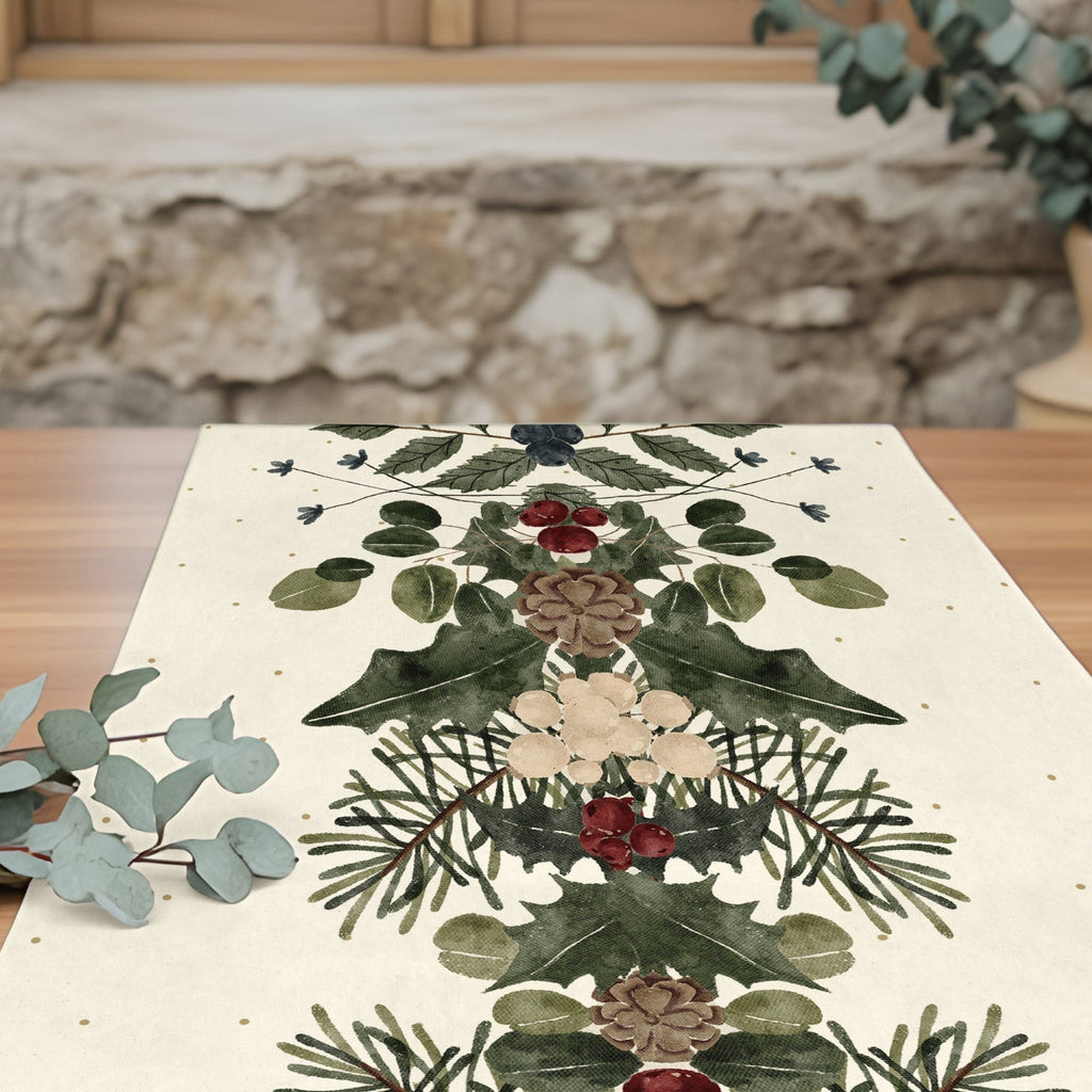 Camino de mesa Christmas Muérdago