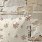 Funda de cojín 100% algodón Christmas Red Toile 50x50 cm