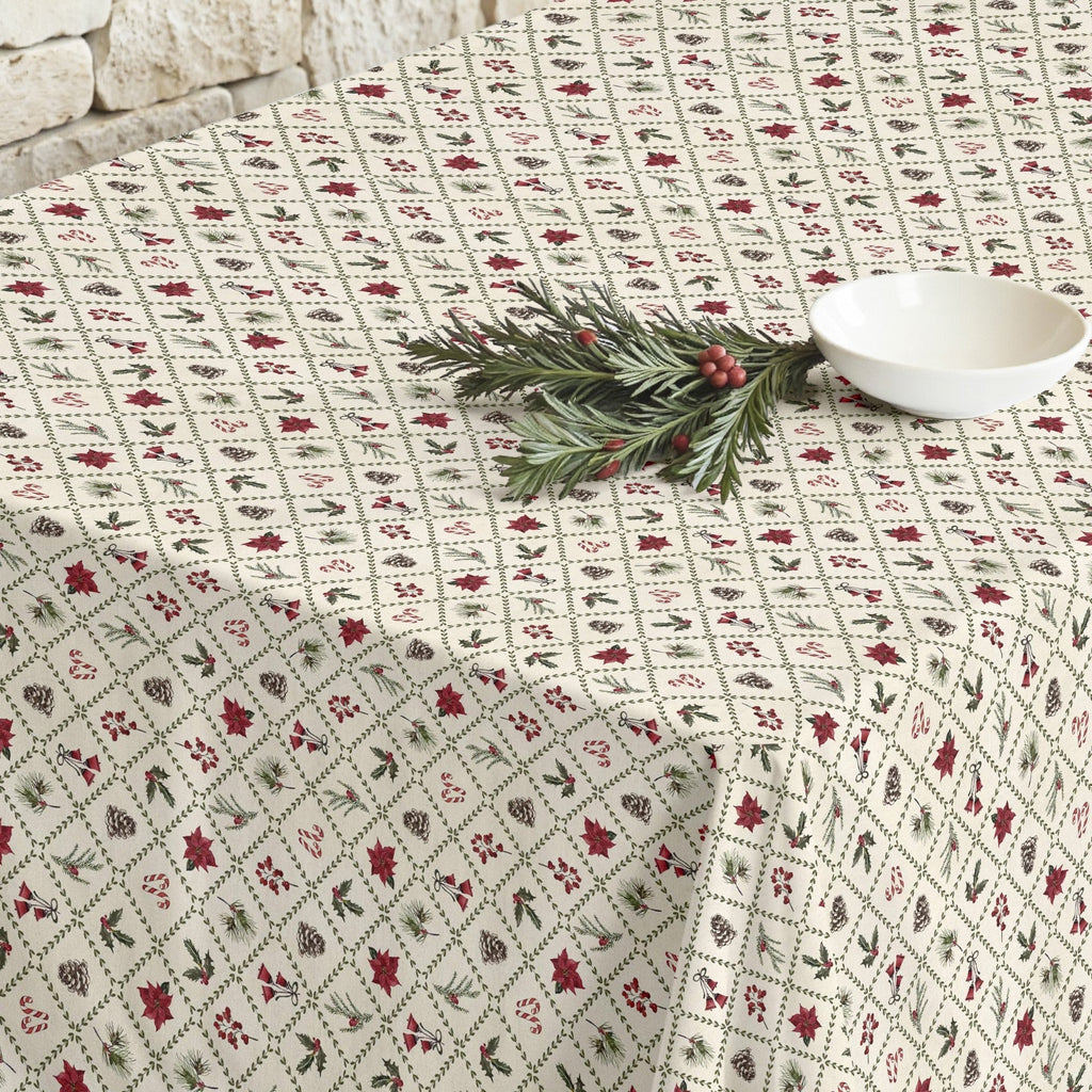 Mantel antimanchas Christmas flower 2