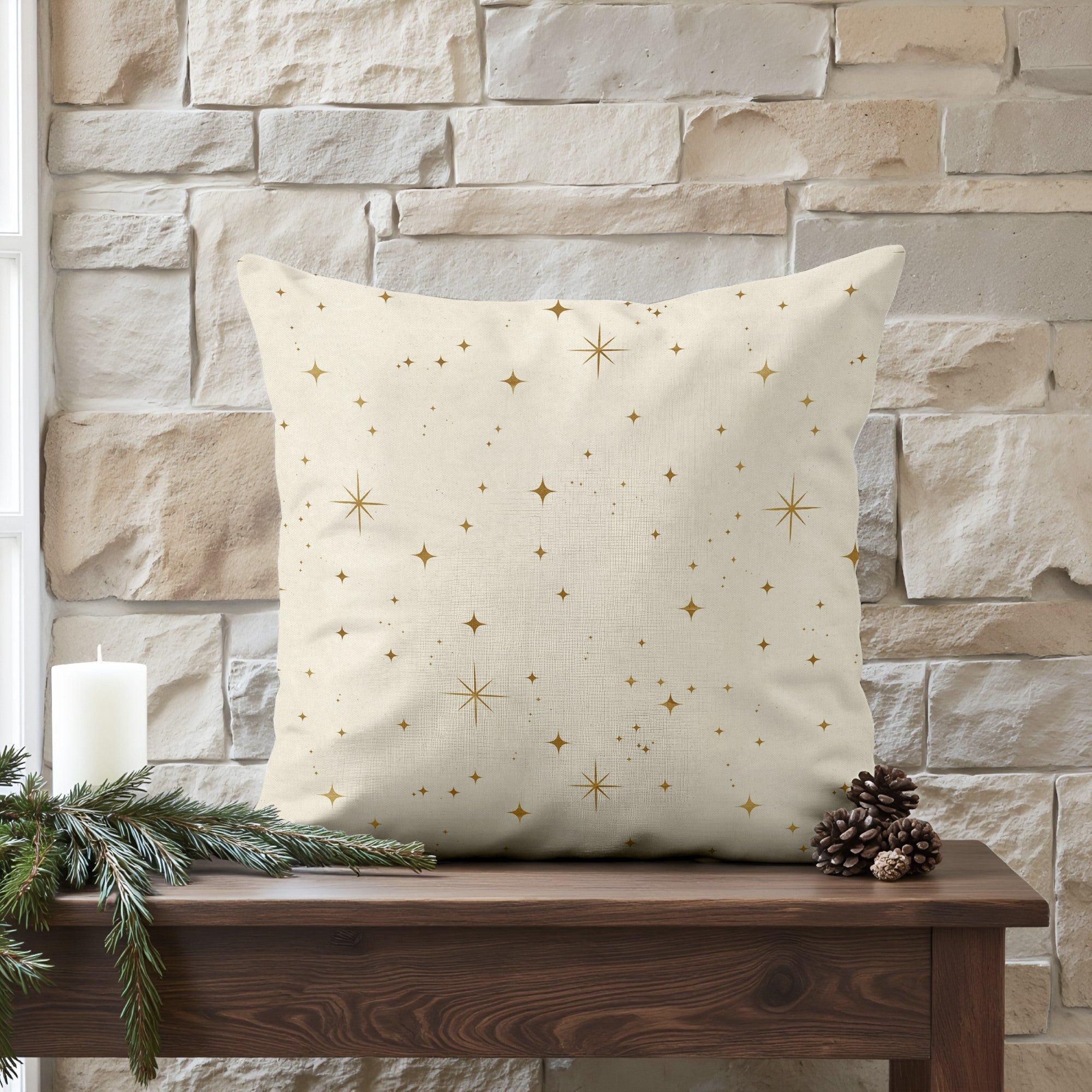 Funda de cojín 100% algodón Christmas Cielo Rojo 3 50x50 cm