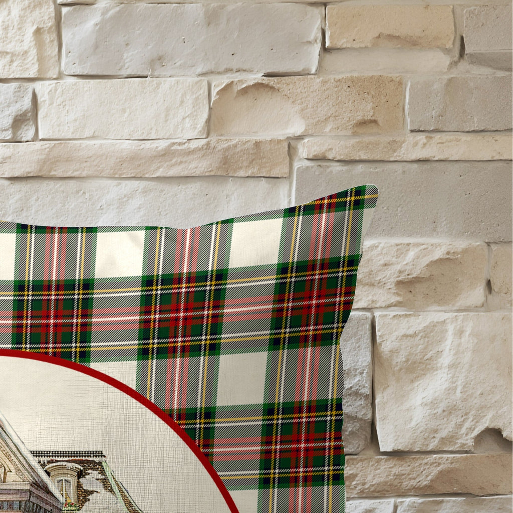 Funda de cojín 100% algodón Christmas City A 50x50 cm