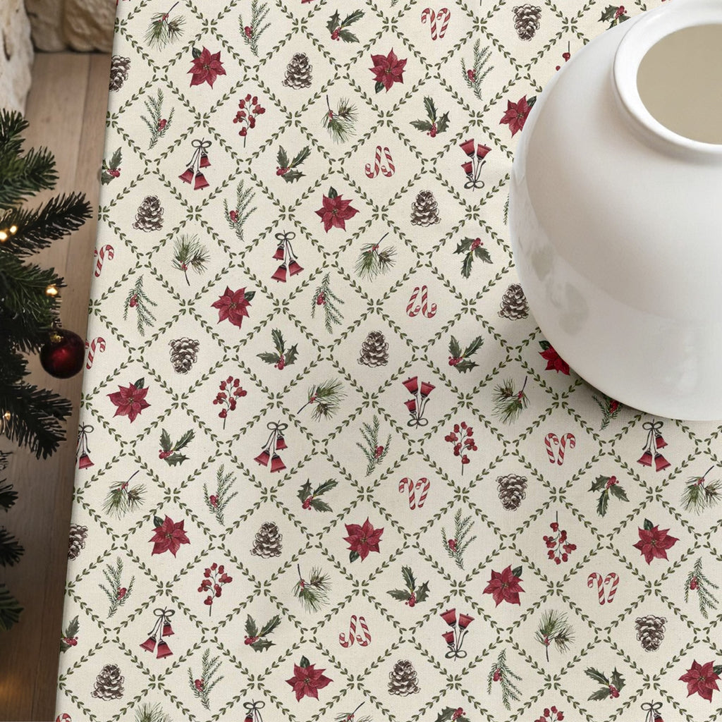 Mantel antimanchas Christmas flower 2