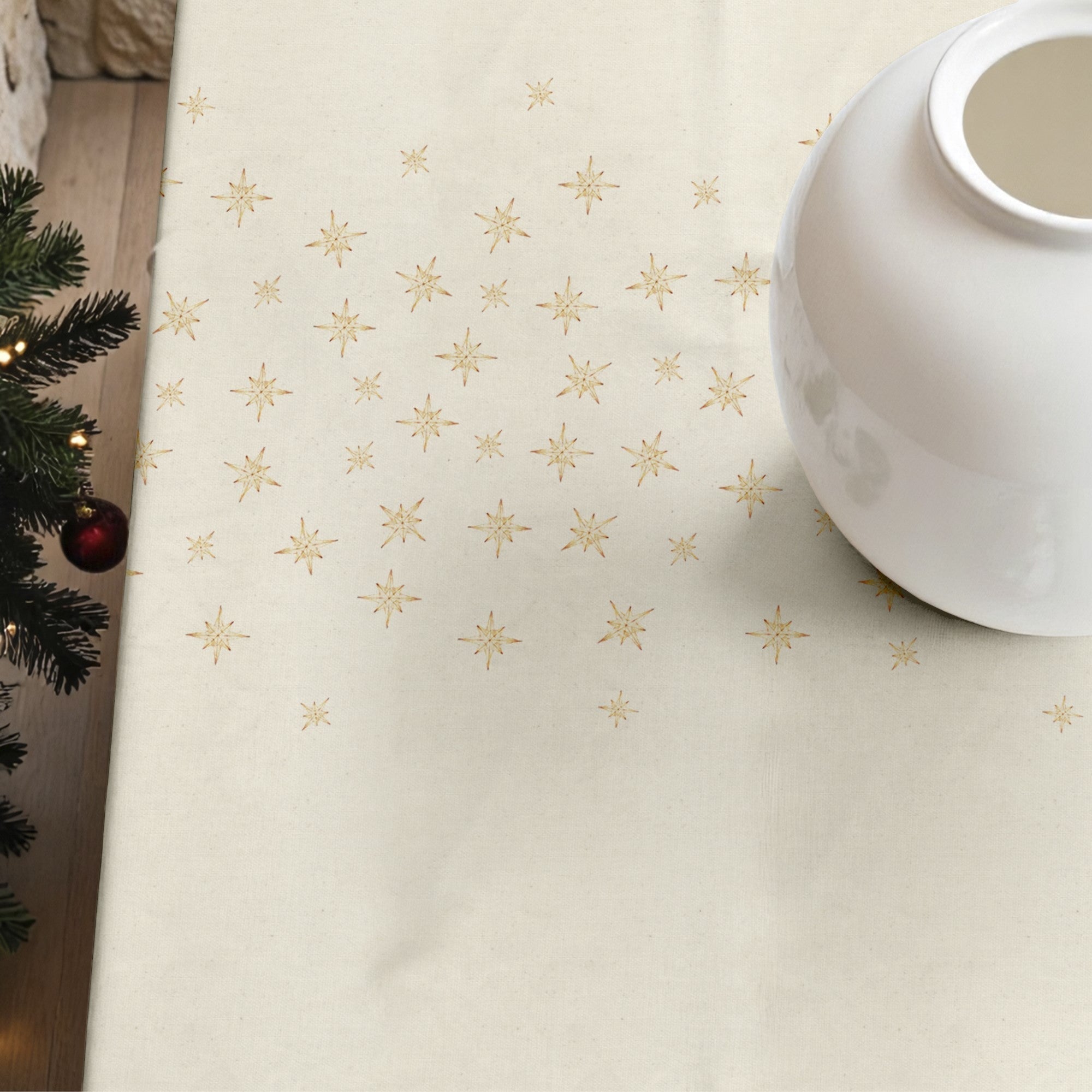 Mantel antimanchas Christmas landscape 101