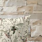 Funda de cojín 100% algodón Christmas Muerdago 2-100 50x50 cm