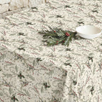 Mantel antimanchas Christmas Muérdago 2