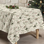Mantel antimanchas Christmas Muérdago 2