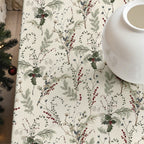 Mantel antimanchas Christmas Muérdago 2