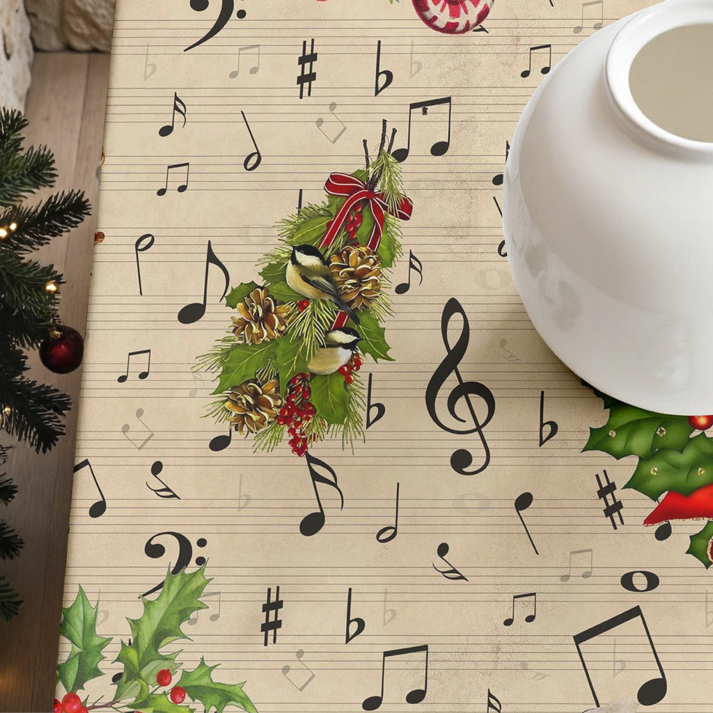 Nappe antitache Partitions Noël