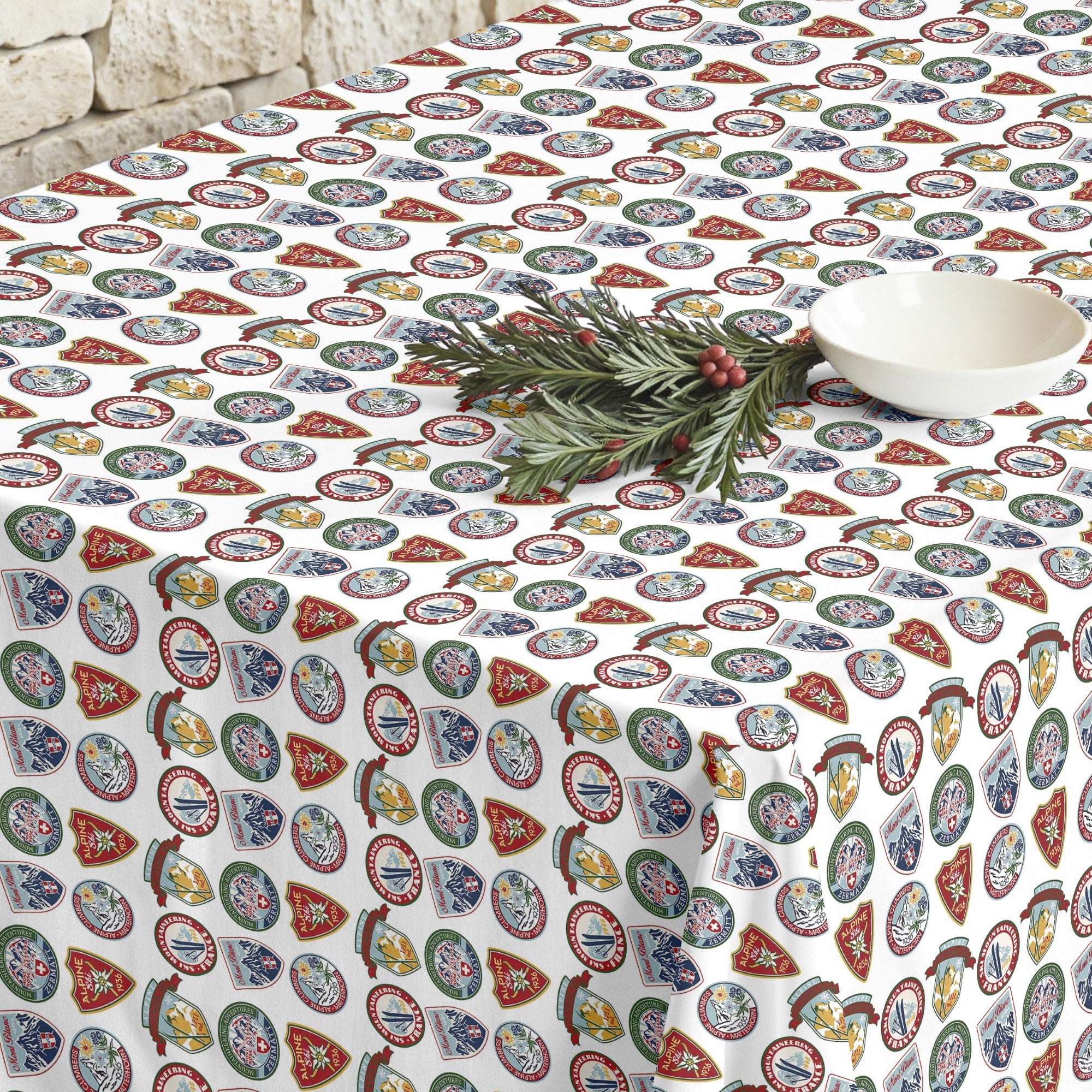 Christmas Sky stain-resistant tablecloth 4