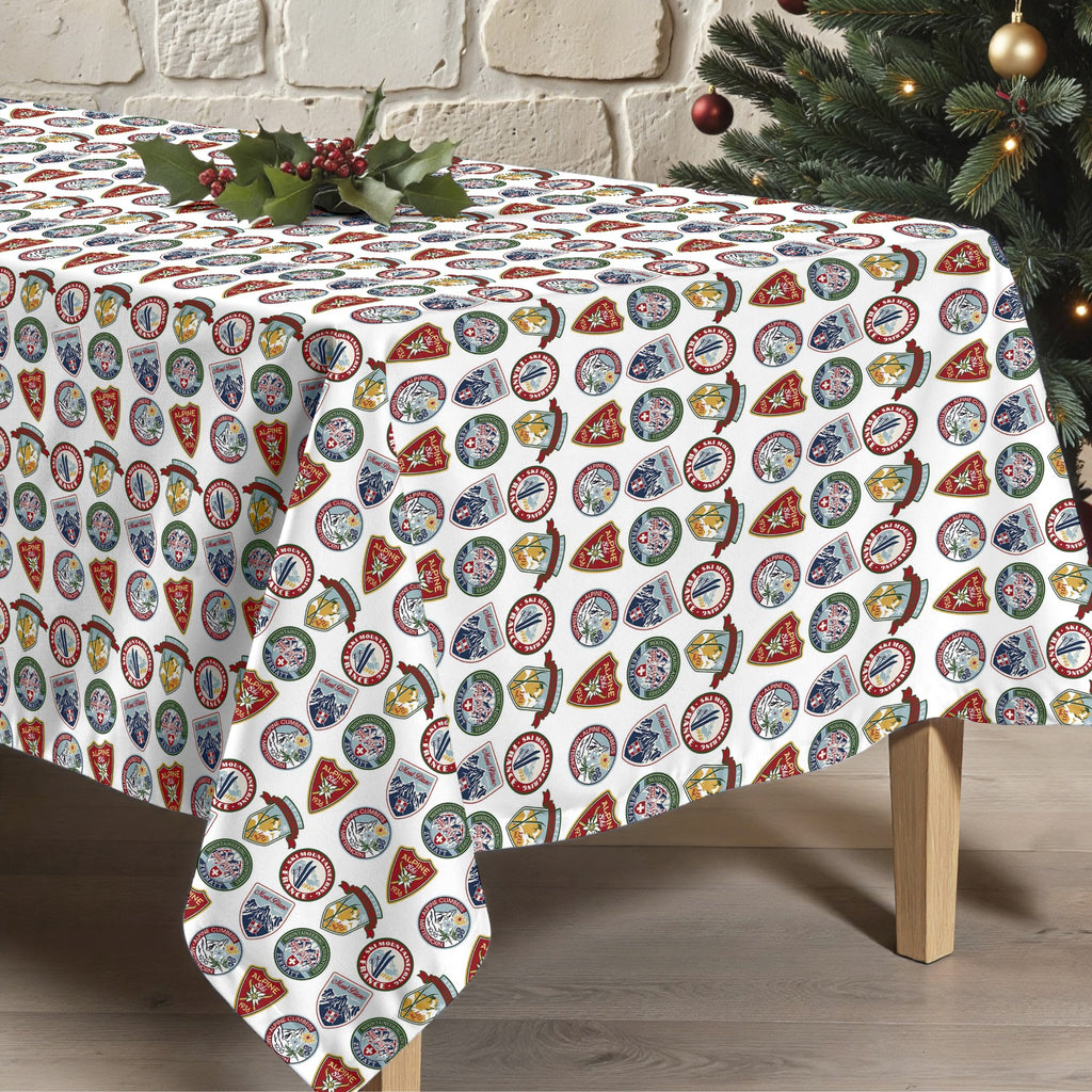 Christmas Sky stain-resistant tablecloth 4
