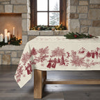 Mantel antimanchas Christmas toile vp-101