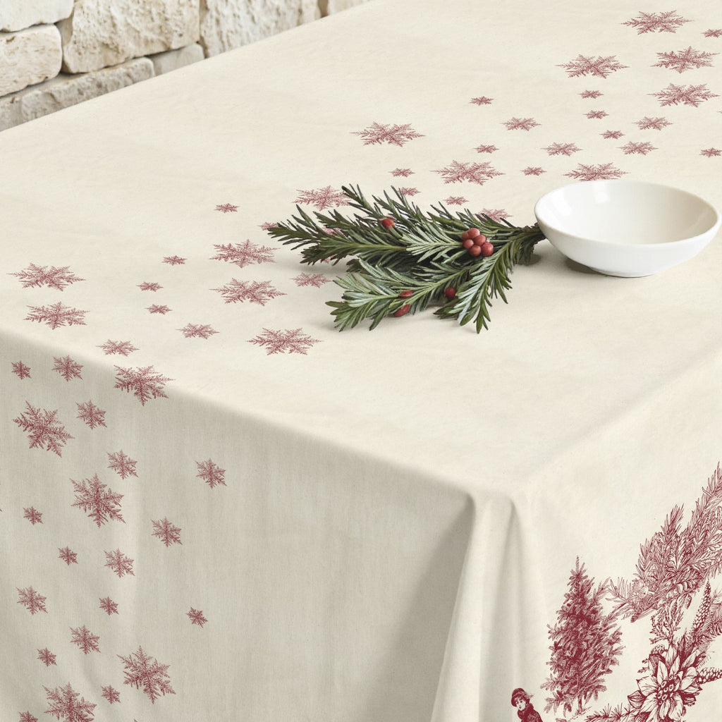 Mantel antimanchas Christmas toile vp-101