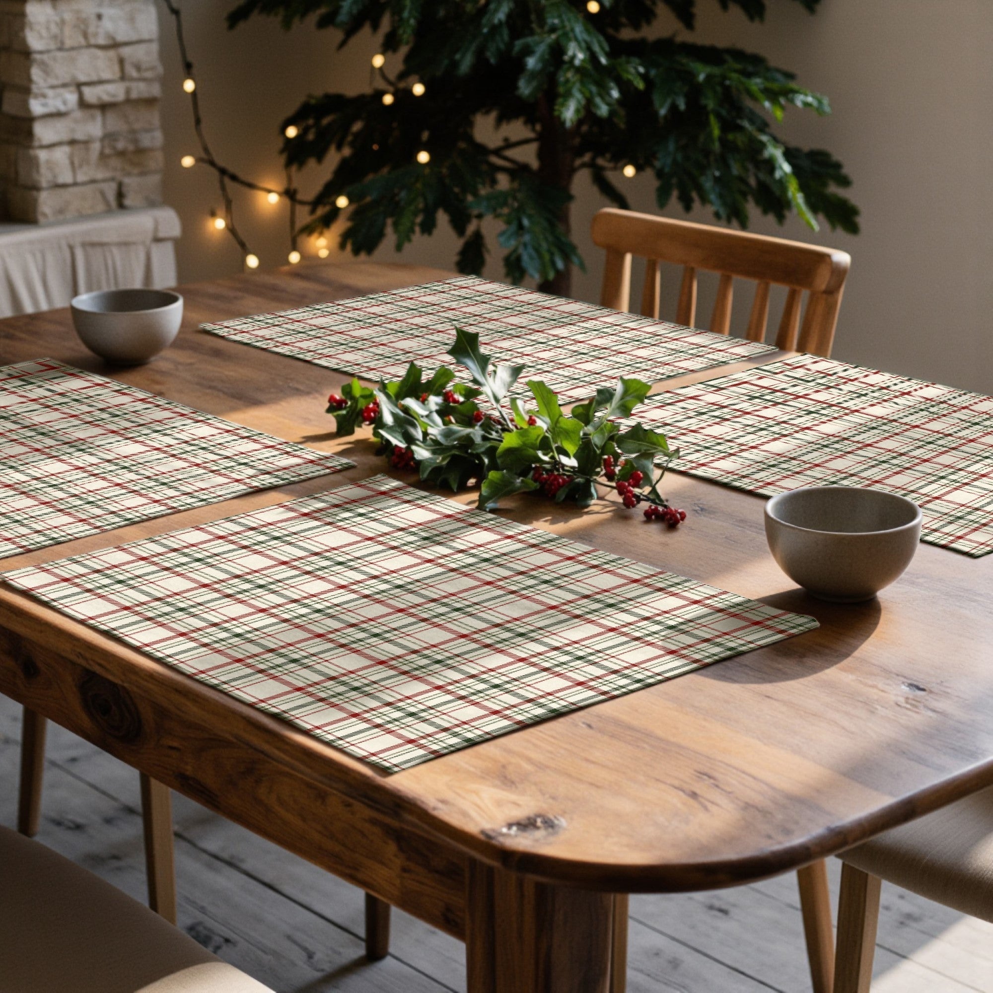 Mantel individual antimanchas pack 2 unidades Christmas Wish 12 1225