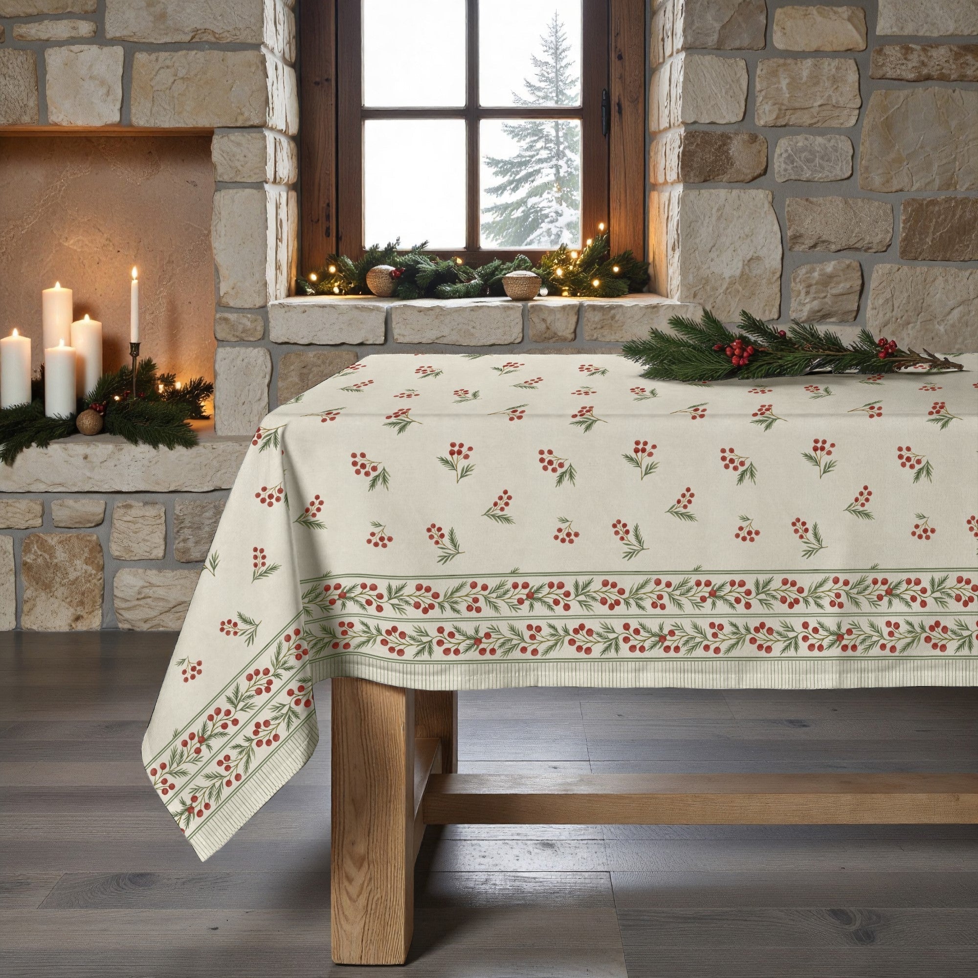 Mantel antimanchas Christmas wish 4 1225