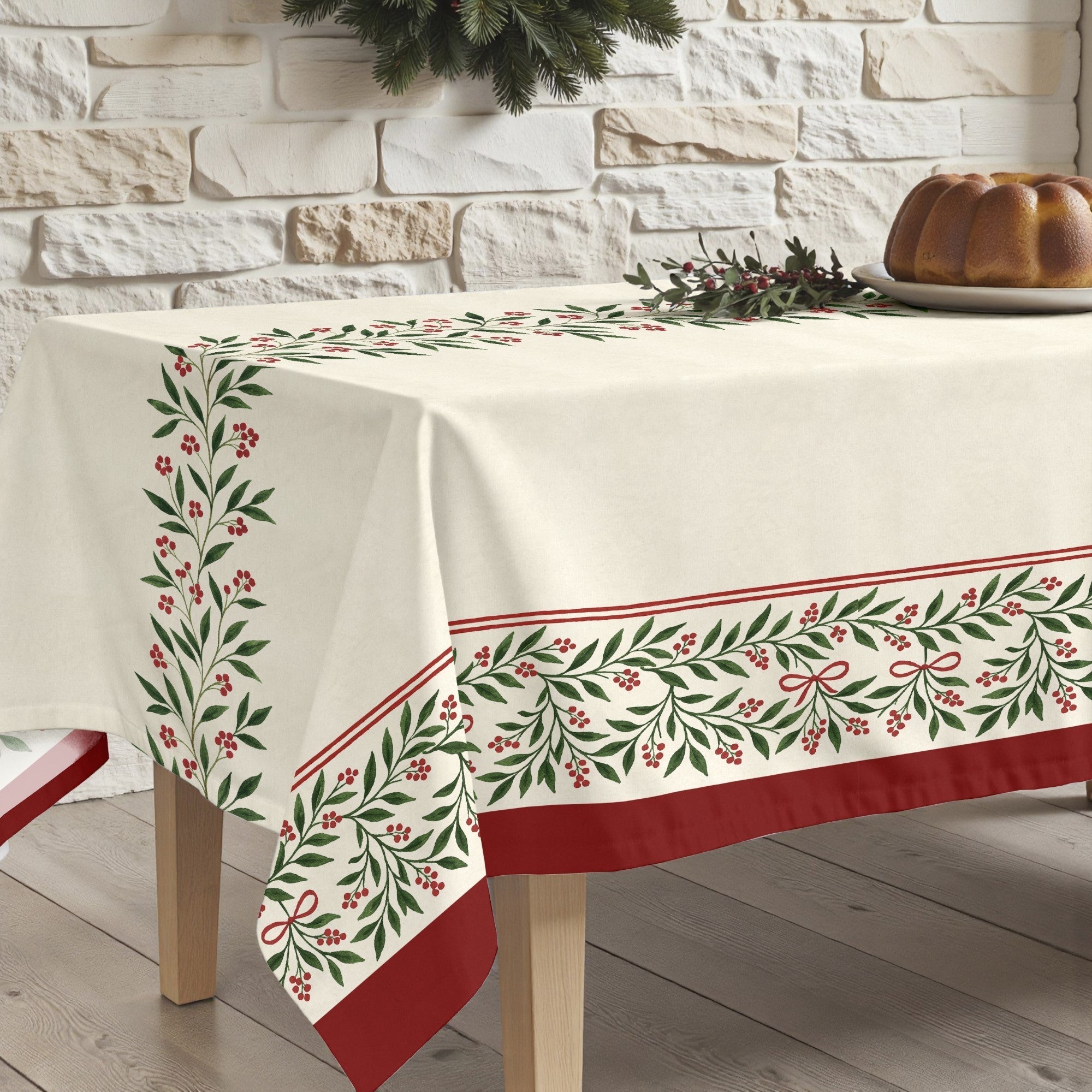 Mantel antimanchas Christmas wish 8 1225