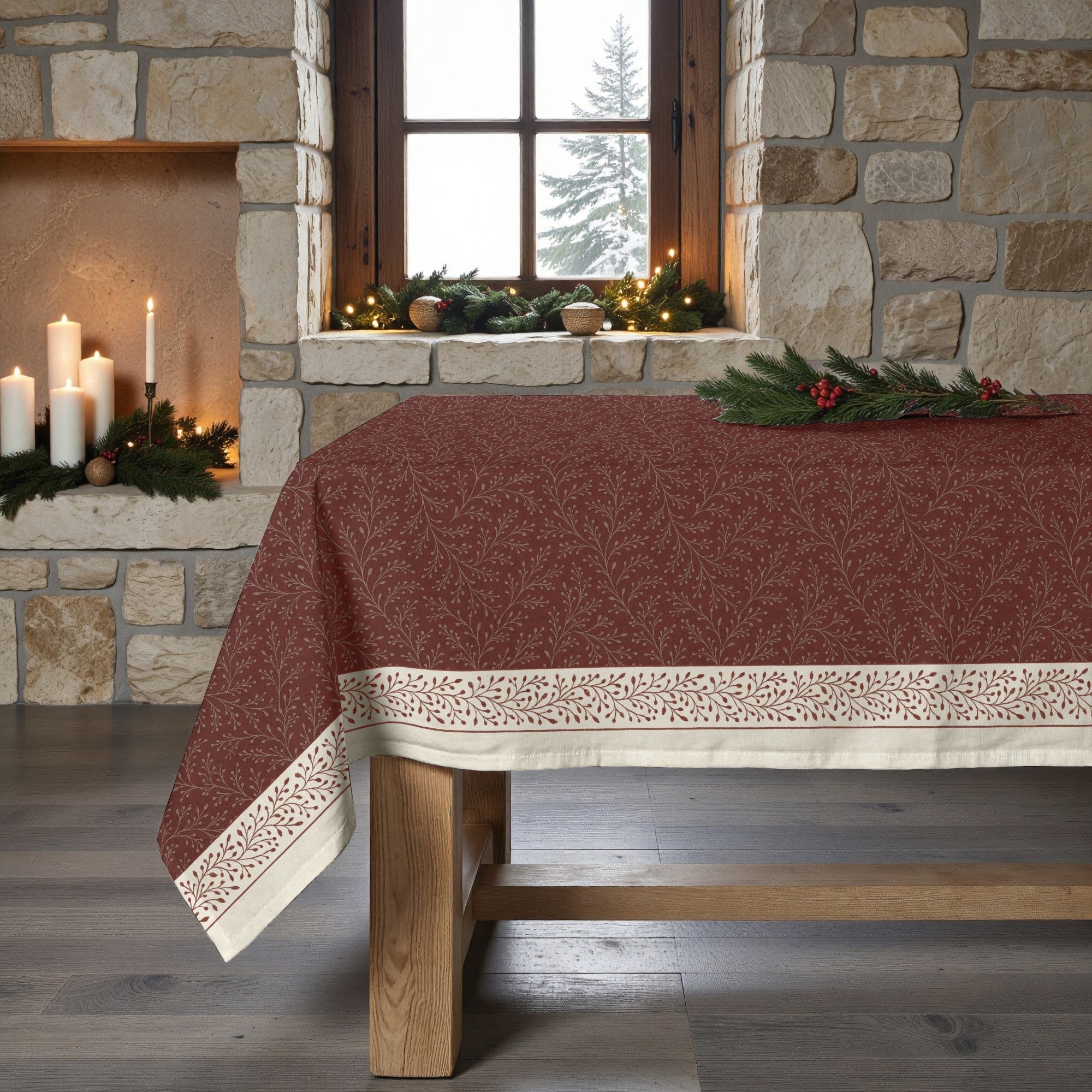 Mantel antimanchas Christmas wish 6 1225