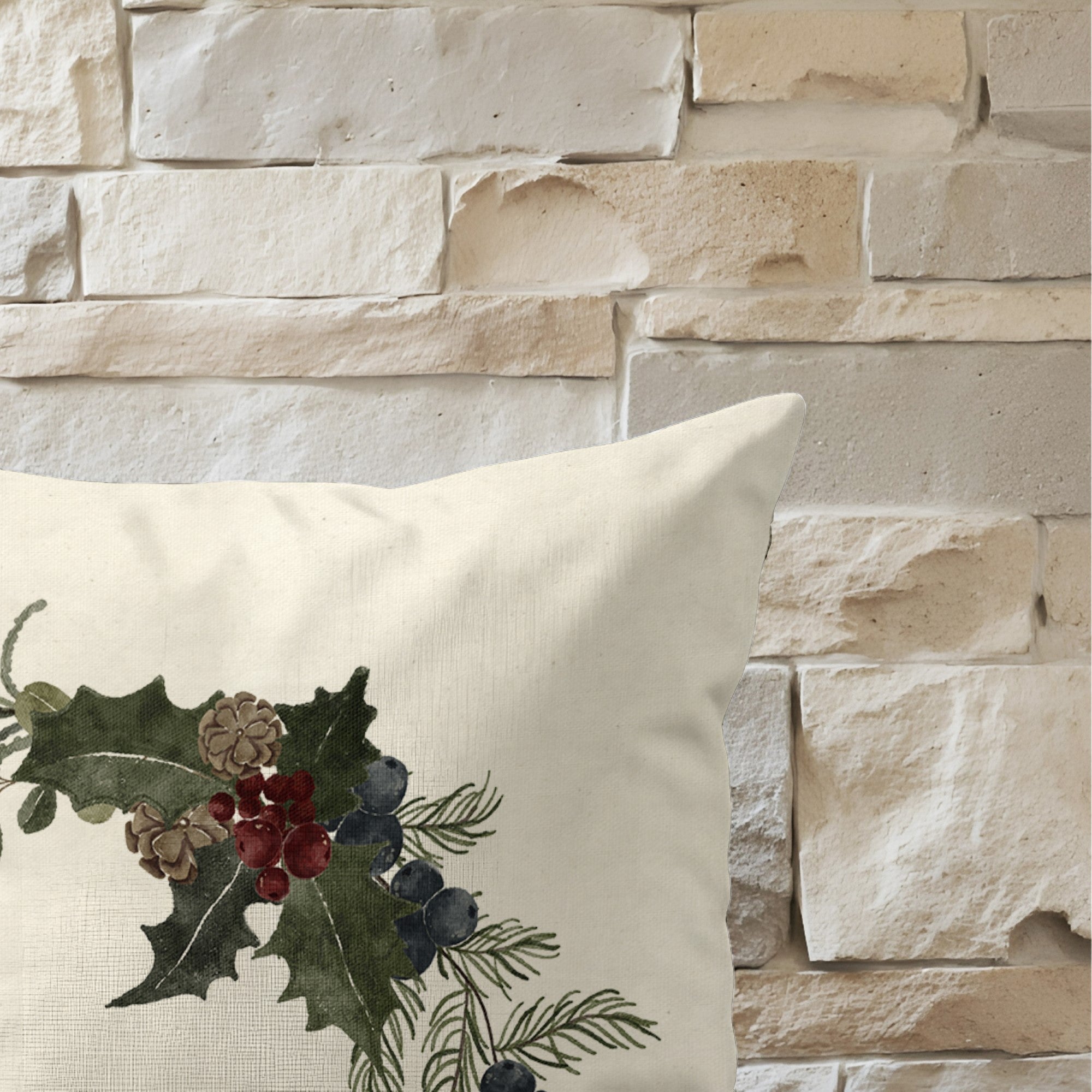 Funda de cojín 100% algodón Christmas Noel A 50x50 cm