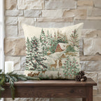 Funda de cojín 100% algodón Christmas Ciervo A 50x50 cm
