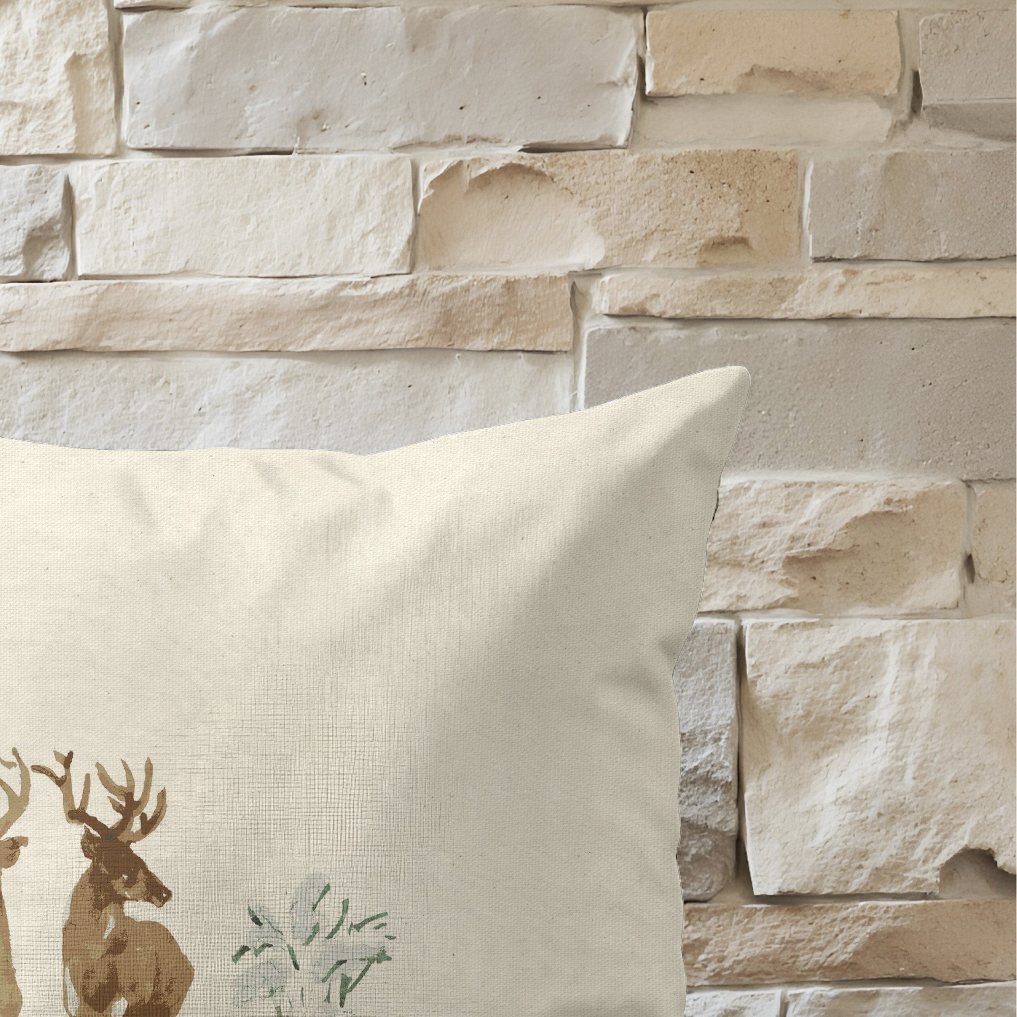 Funda de cojín 100% algodón Cerf B 50x50 cm