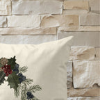 Funda de cojín 100% algodón Christmas Muérdago A 50x50 cm