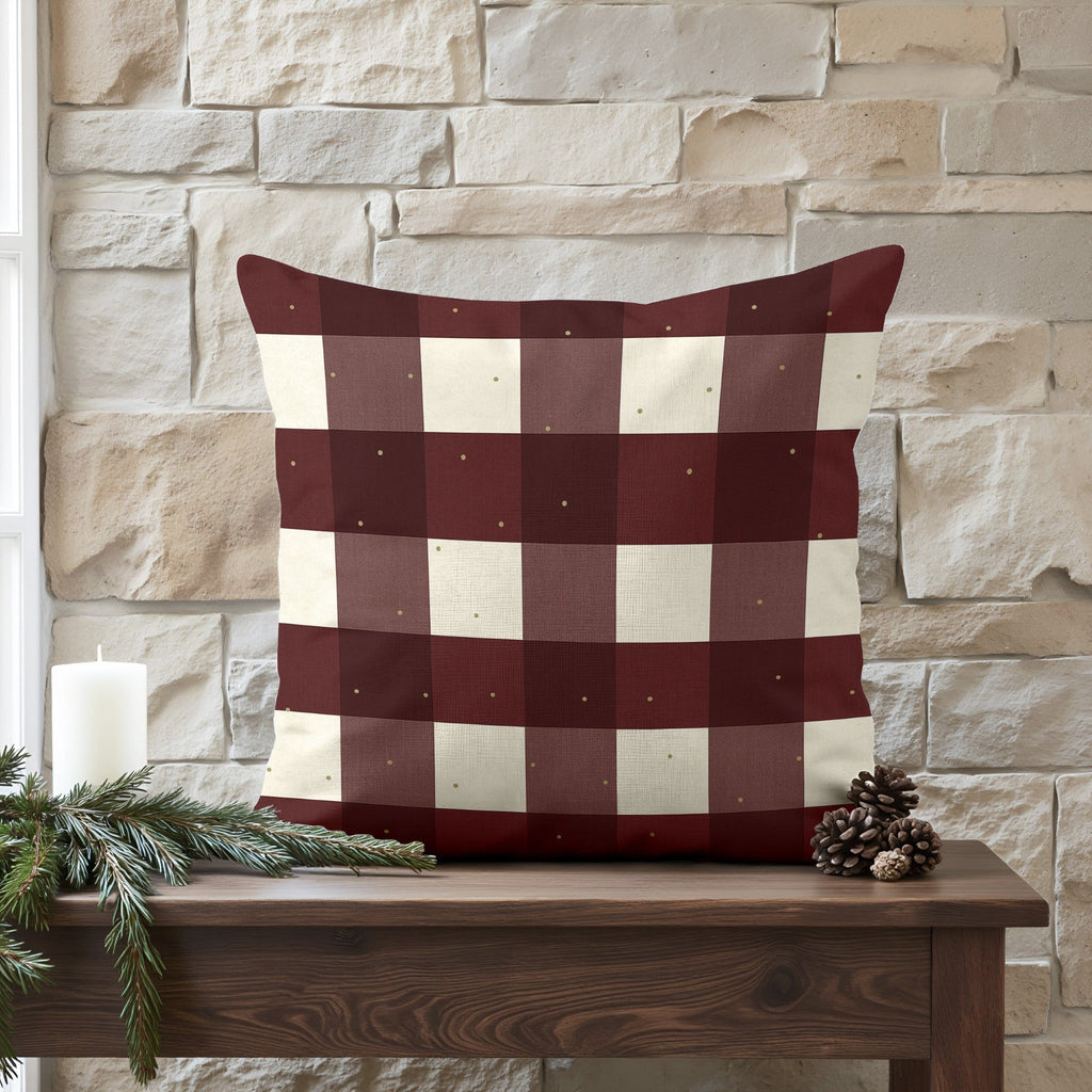 Funda de cojín 100% algodón Christmas Muérdago B 50x50 cm