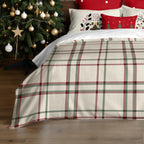 Funda nórdica con clicks 100% algodón Cuadros Navidad