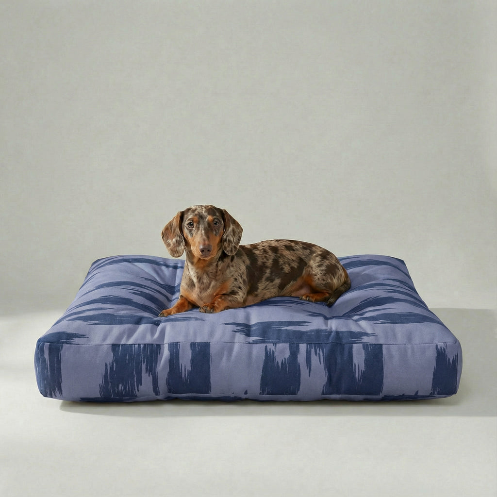 Cama para mascotas gruesa y acolchada antimanchas Mahón Azul Marino