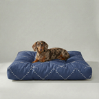 Cama para mascotas gruesa y acolchada antimanchas Benicassim Marino