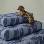 Cama para mascotas gruesa y acolchada antimanchas Mahón Azul Marino