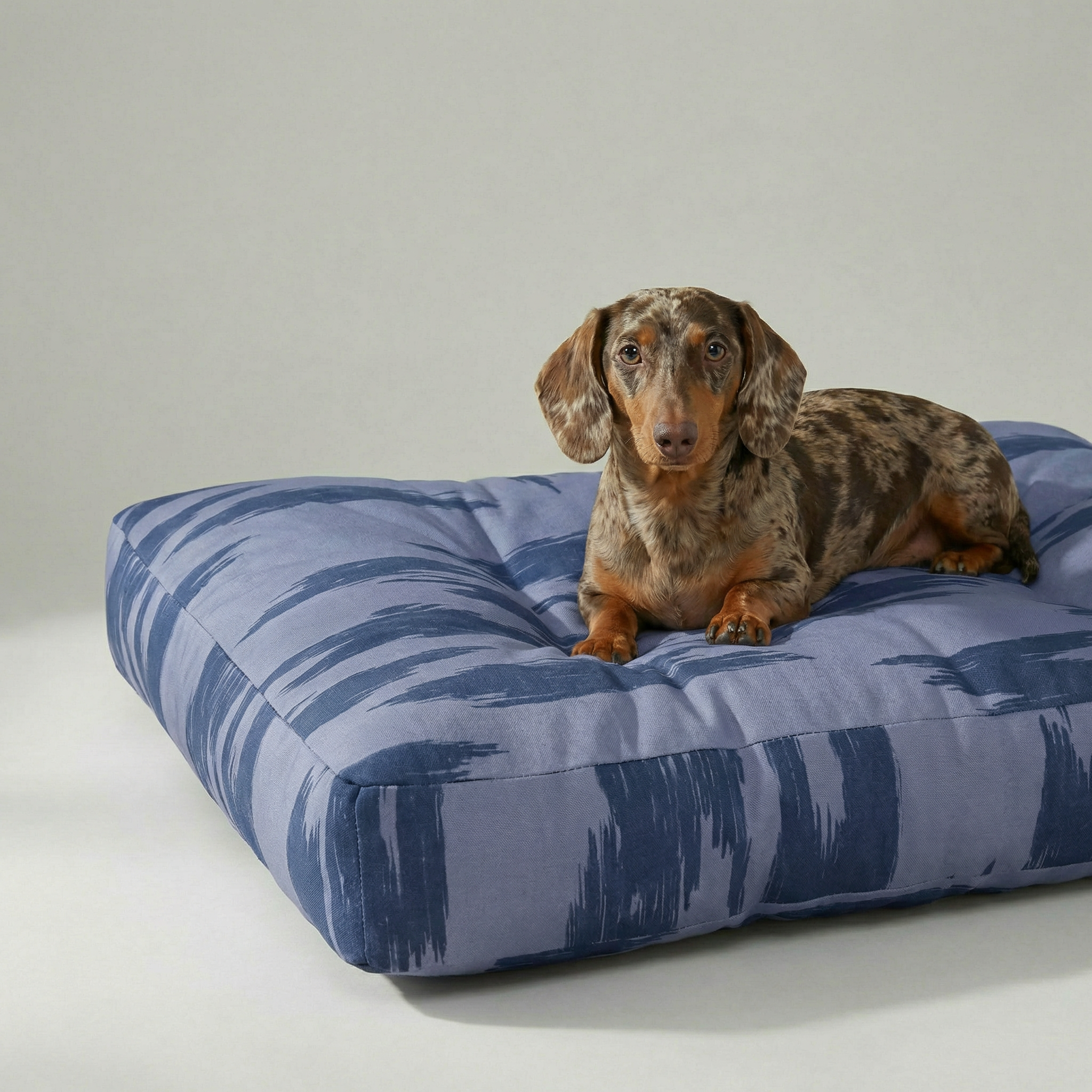Cama para mascotas gruesa y acolchada antimanchas Mahón Azul Marino