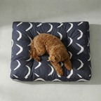 Cama para mascotas gruesa y acolchada antimanchas Calella Azul