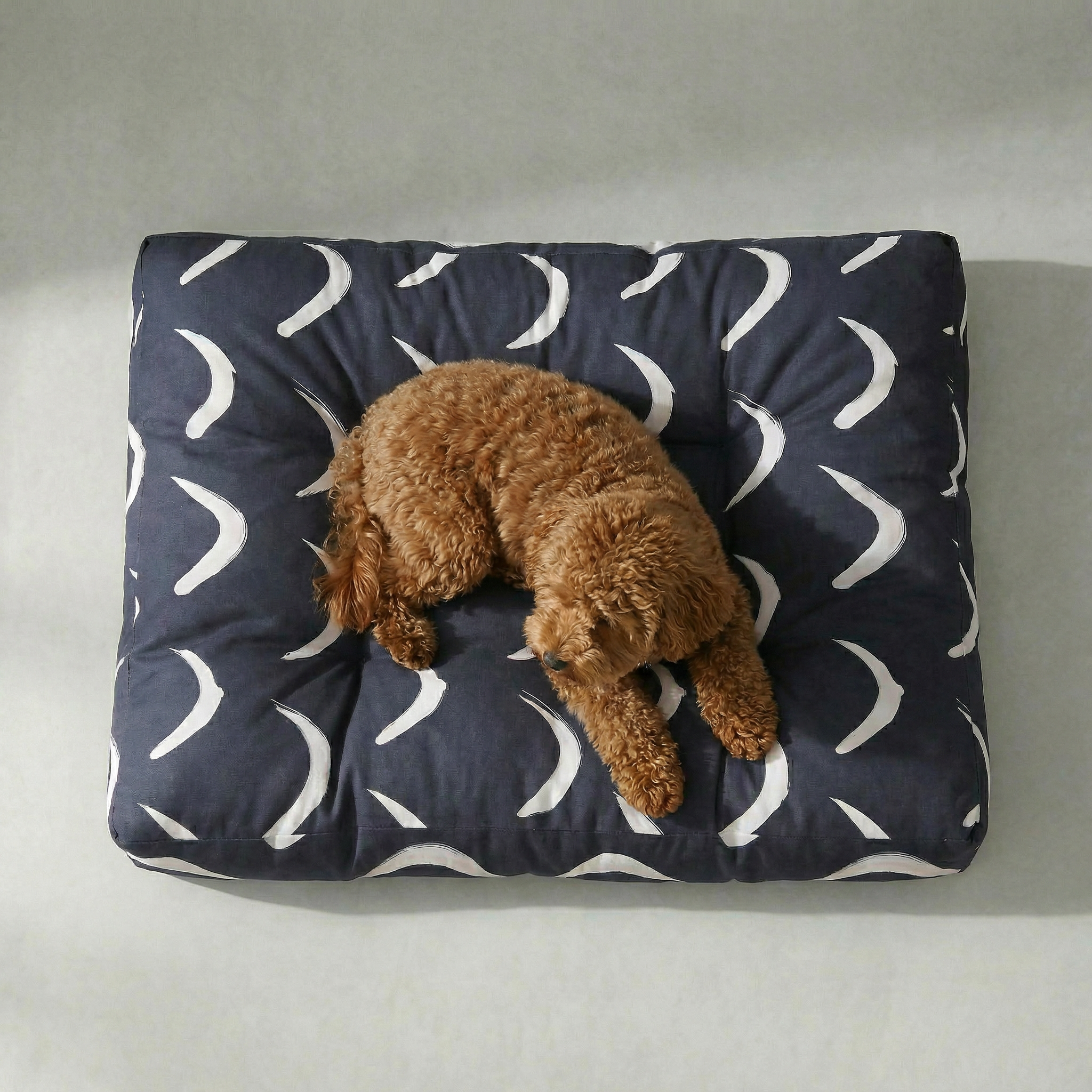 Cama para mascotas gruesa y acolchada antimanchas Calella Azul