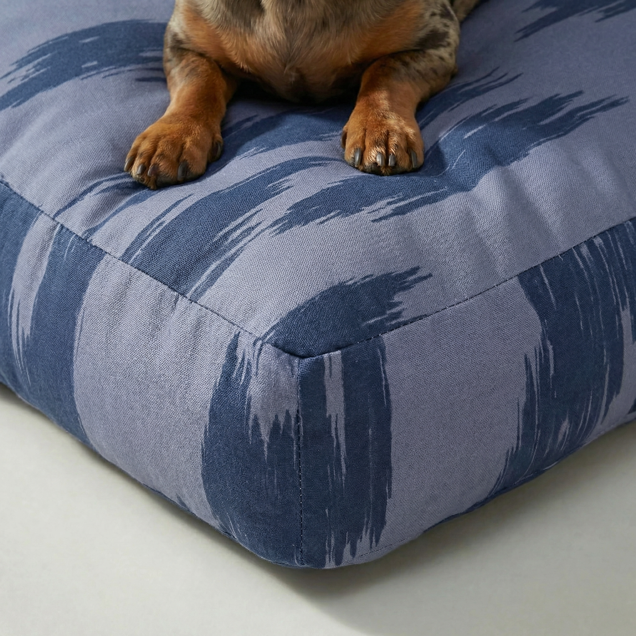 Cama para mascotas gruesa y acolchada antimanchas Mahón Azul Marino